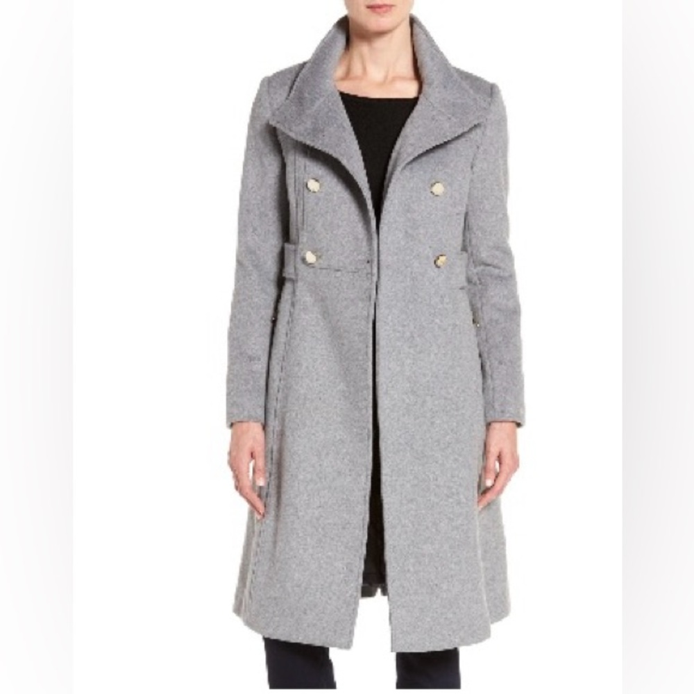 Eliza J Wool Blend Coat